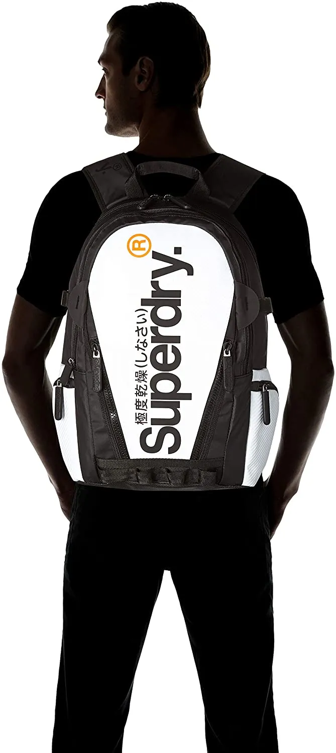 Superdry White Tarp Backpack -- Superdry Men’s White Tarp Backpack