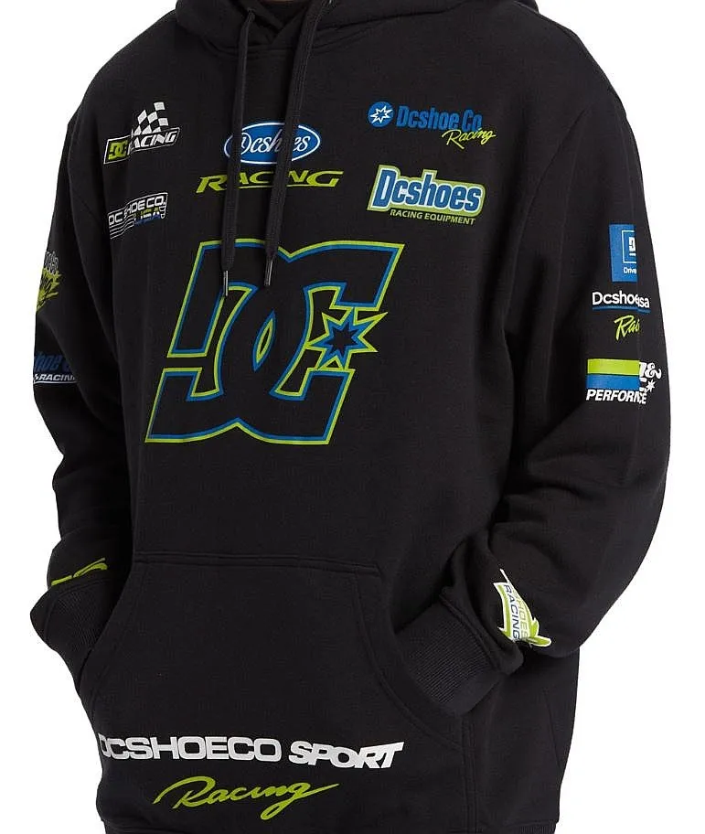 sweatshirt DC Racing Pullover Hoodie - KVJ0/Black - men´s