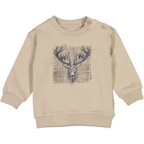 Sweatshirt Deer - gravel