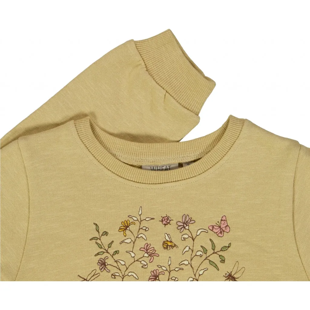 Sweatshirt Insects Embroidery - oat