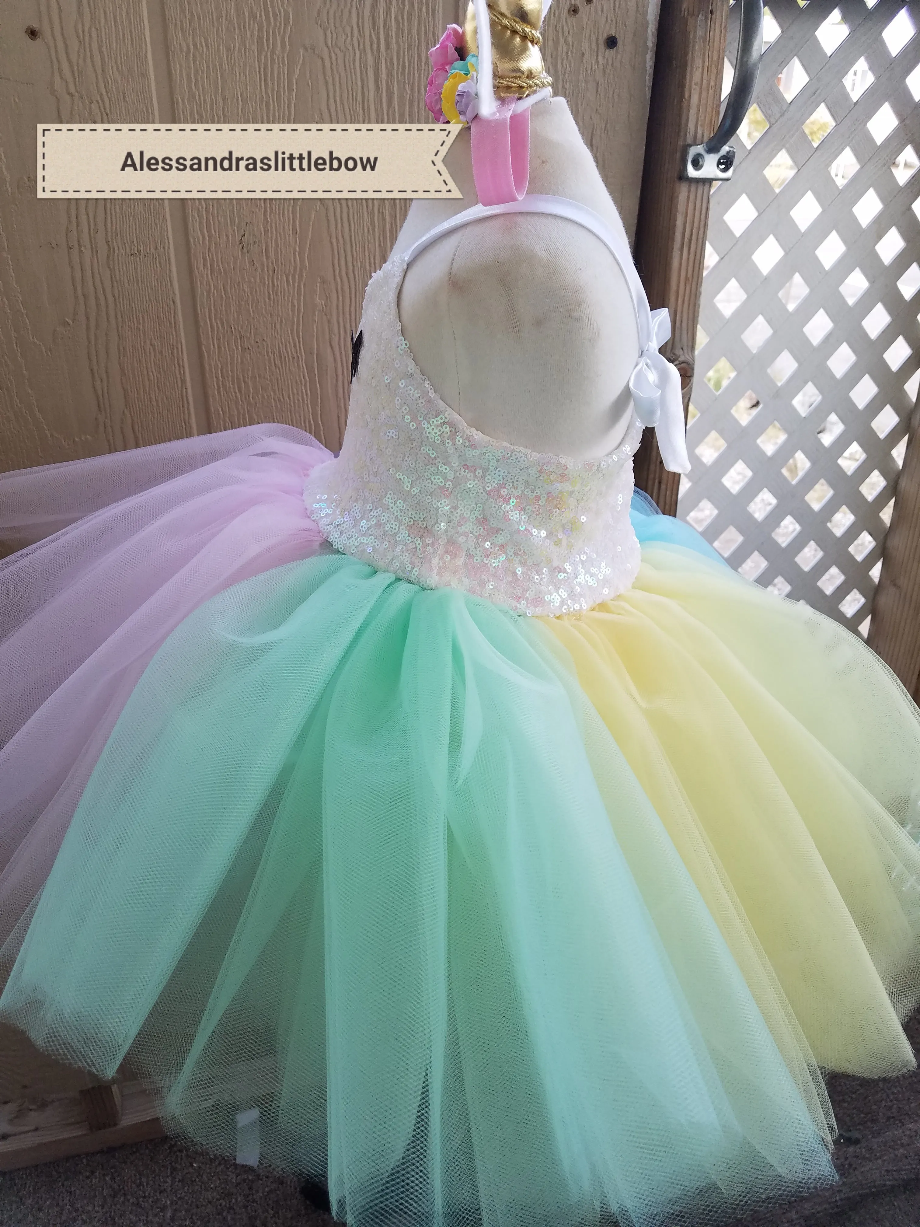 Unicorn couture dress