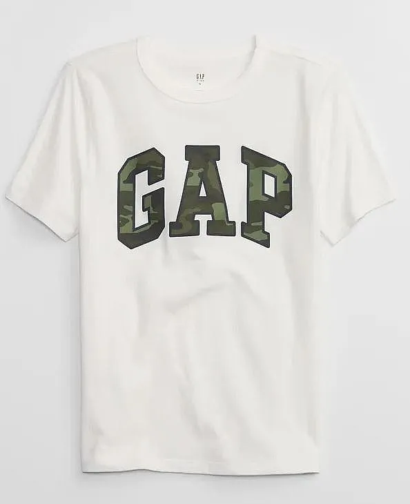 T-Shirt GAP Logo GAP - New Off White - boy´s