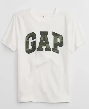 T-Shirt GAP Logo GAP - New Off White - boy´s