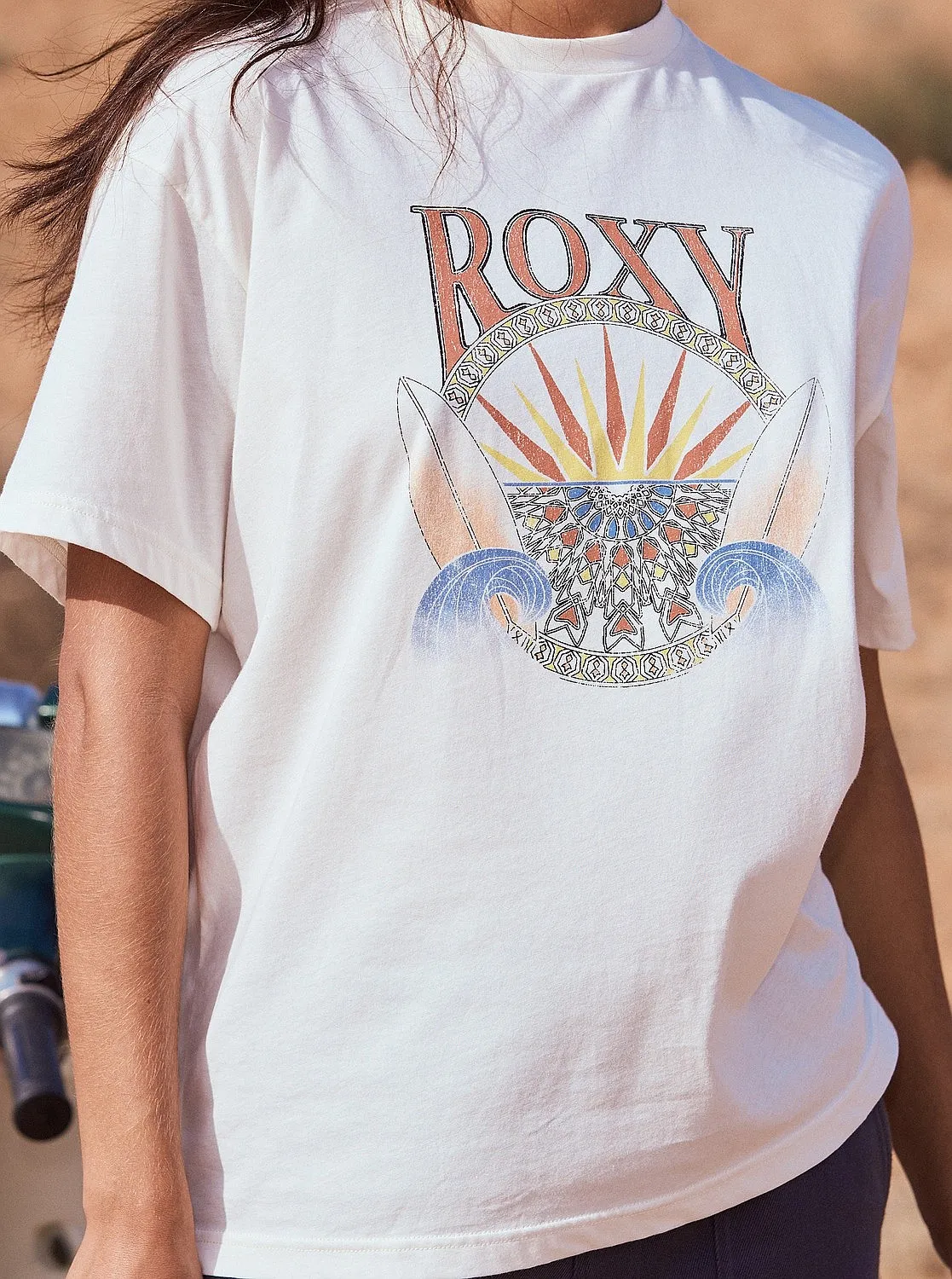 T-Shirt Roxy Dreamers Women C - WBS0/Egret - women´s