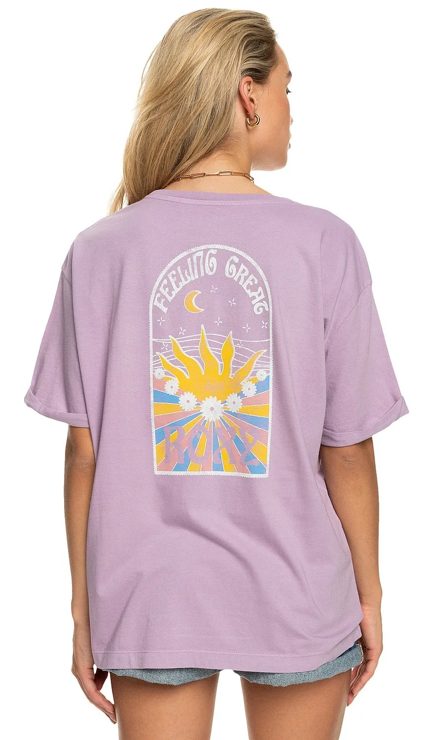 T-Shirt Roxy Loving Bomb Pocket - PJC0/Regal Orchid - women´s