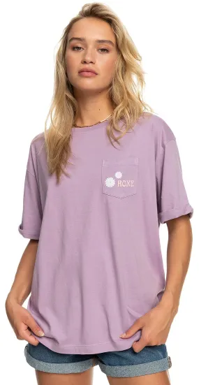 T-Shirt Roxy Loving Bomb Pocket - PJC0/Regal Orchid - women´s