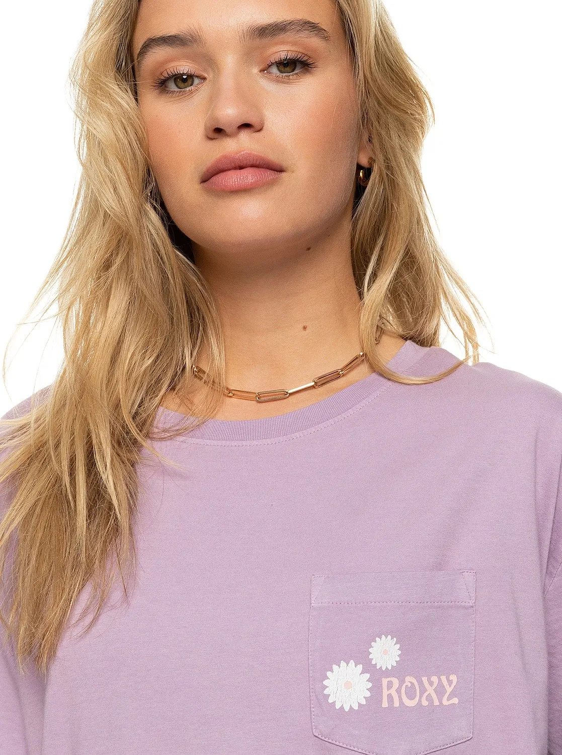 T-Shirt Roxy Loving Bomb Pocket - PJC0/Regal Orchid - women´s