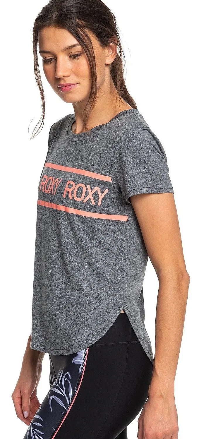 T-Shirt Roxy Shine On Me - KTE1/Charcoal Heather - women´s