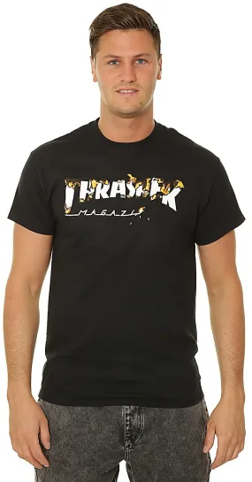 T-Shirt Thrasher Intro Burner - Black - men´s