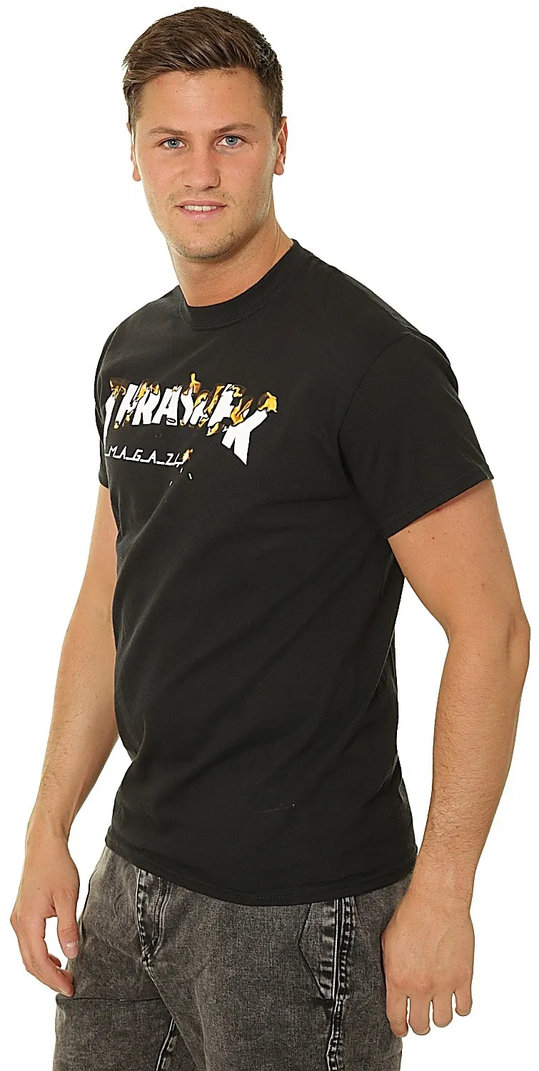 T-Shirt Thrasher Intro Burner - Black - men´s