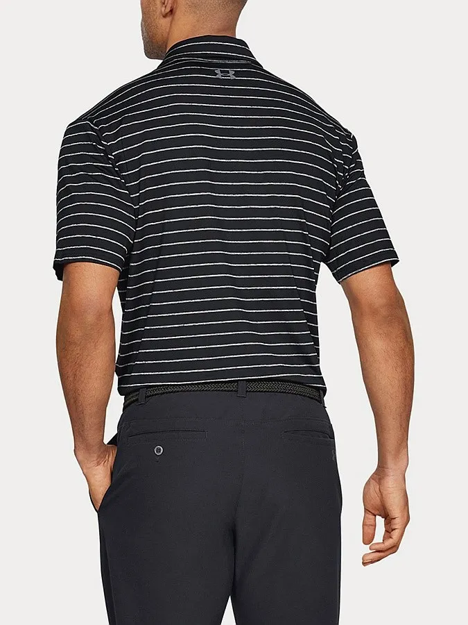 T-Shirt Under Armour Playoff 2.0 Polo - Black/Jet Gray - men´s