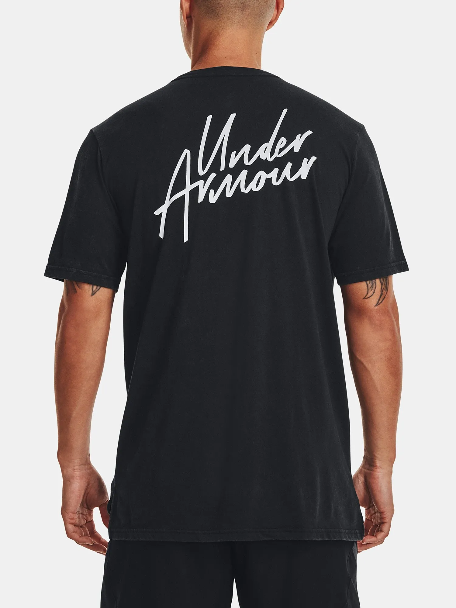 T-Shirt Under Armour Snow Wash - Black - men´s