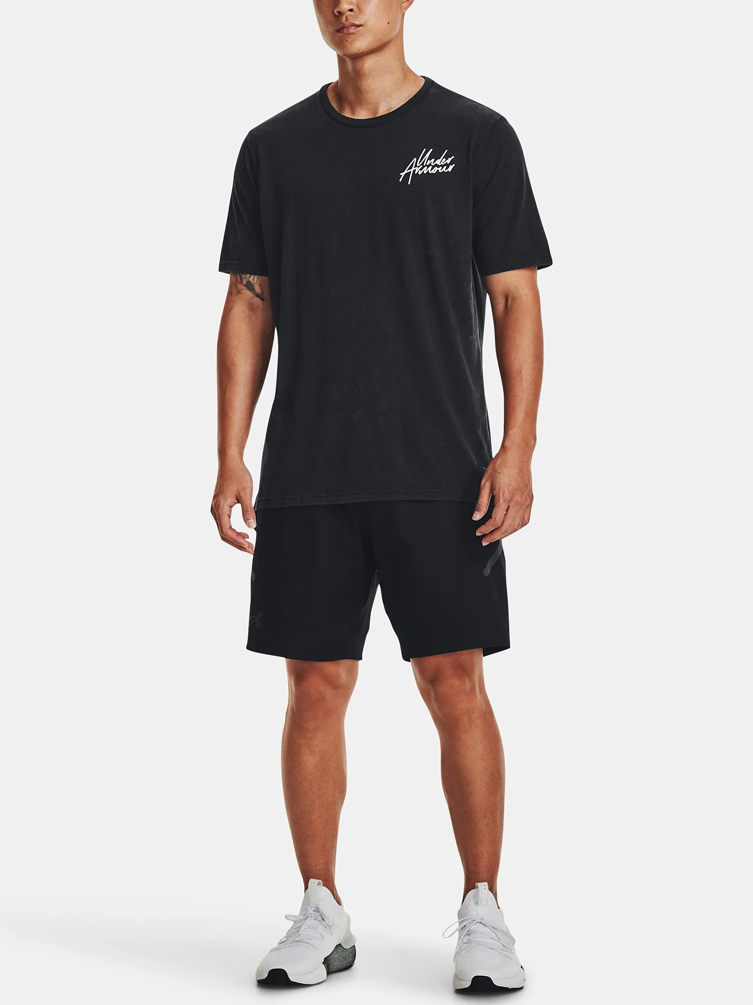 T-Shirt Under Armour Snow Wash - Black - men´s