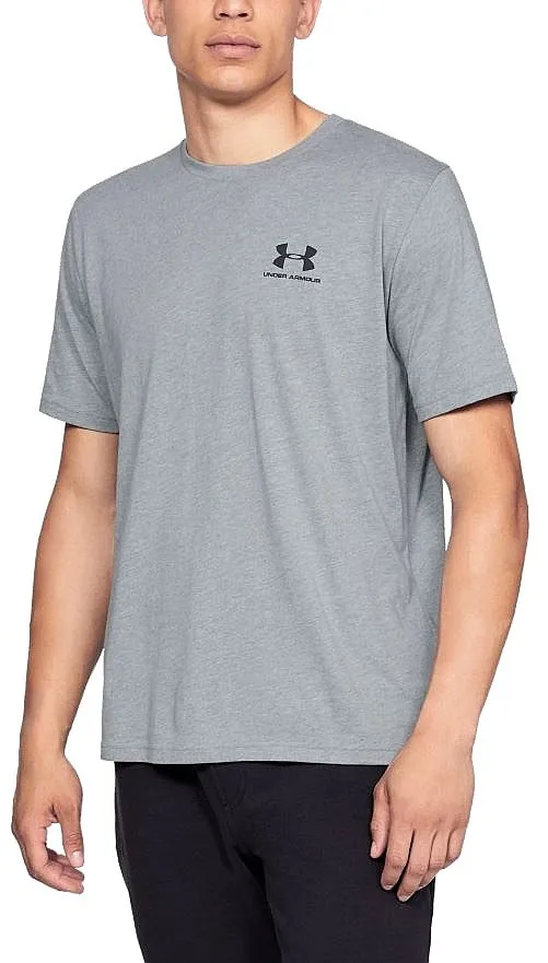 T-Shirt Under Armour Sportstyle Left Chest - 036/Steel Light Heather - men´s