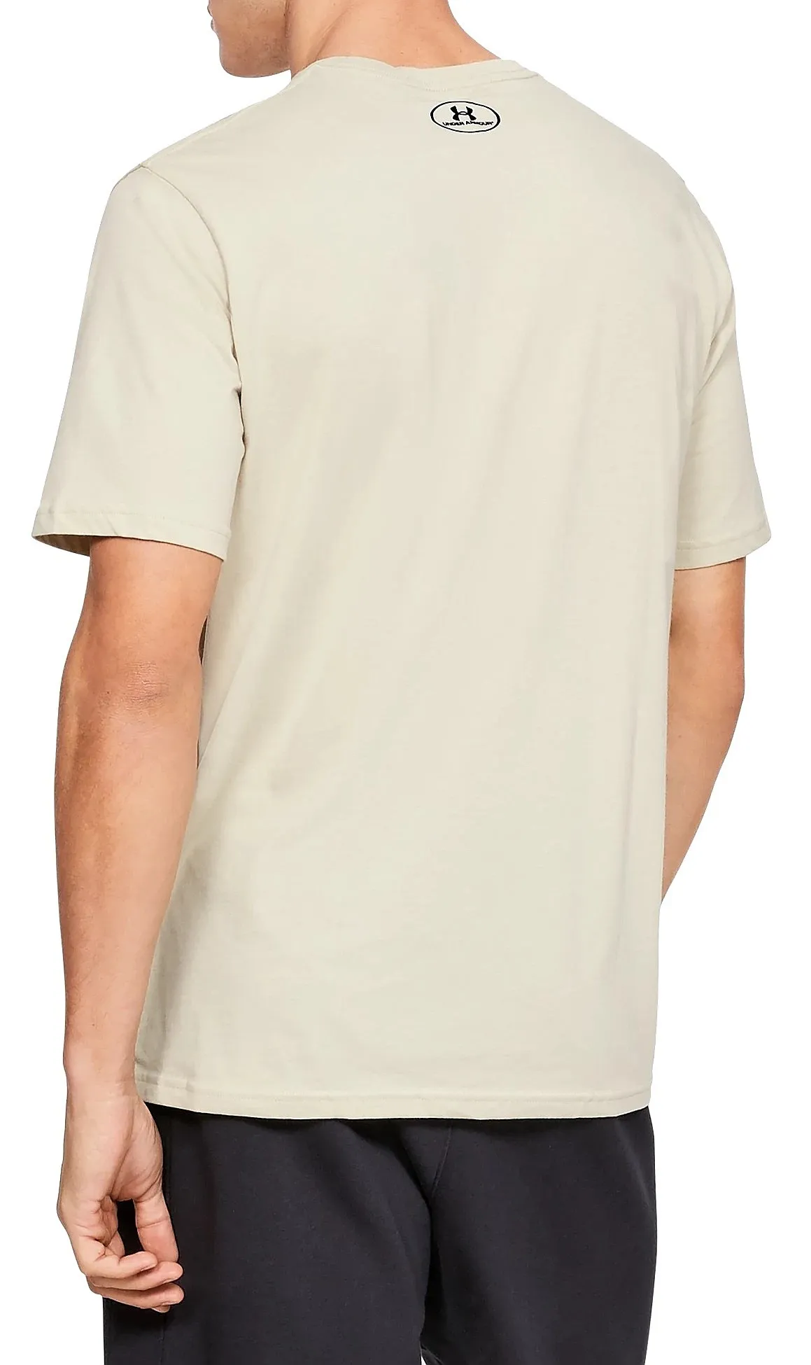 T-Shirt Under Armour Sportstyle Left Chest - 289/Khaki Base/Black - men´s