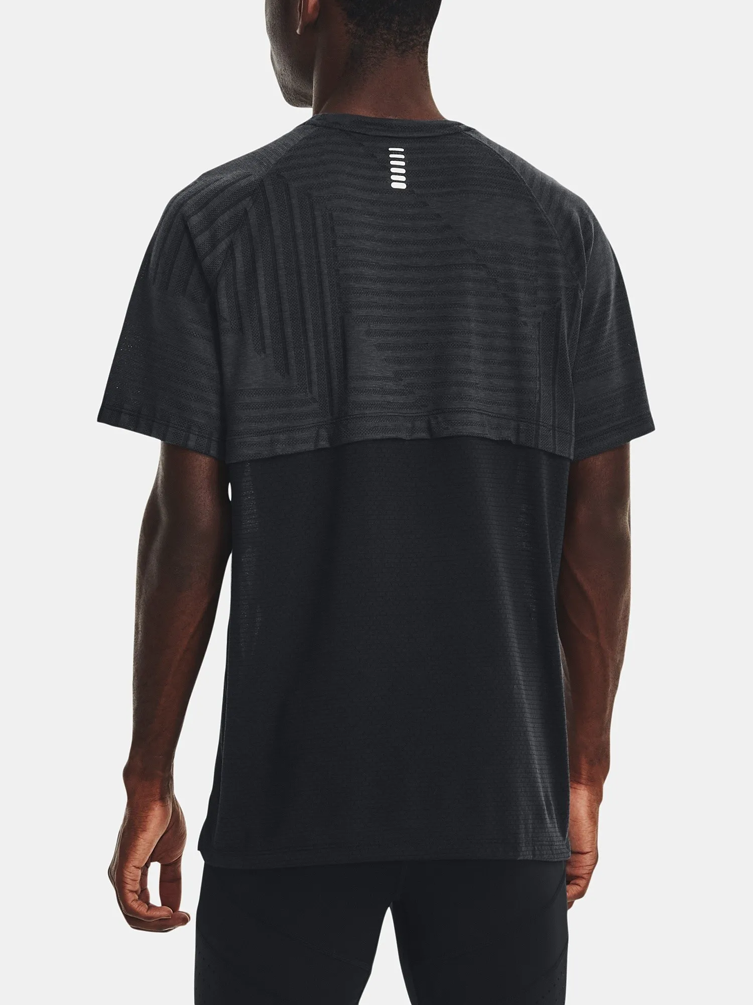 T-Shirt Under Armour Streaker Deco Diamond - Black - men´s