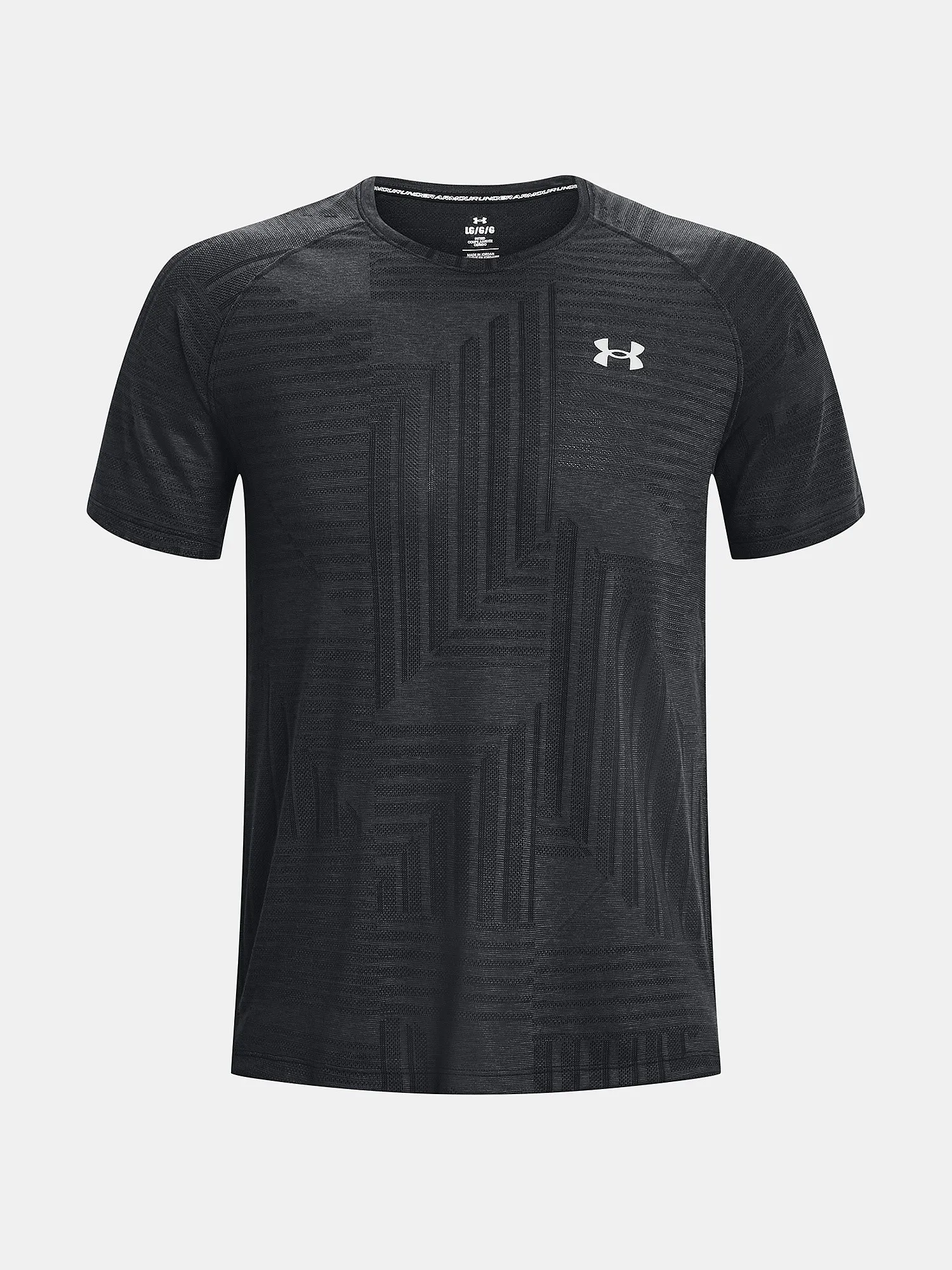 T-Shirt Under Armour Streaker Deco Diamond - Black - men´s