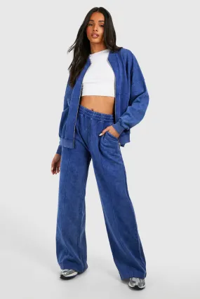 Tall Acid Wash Bomber Tracksuit