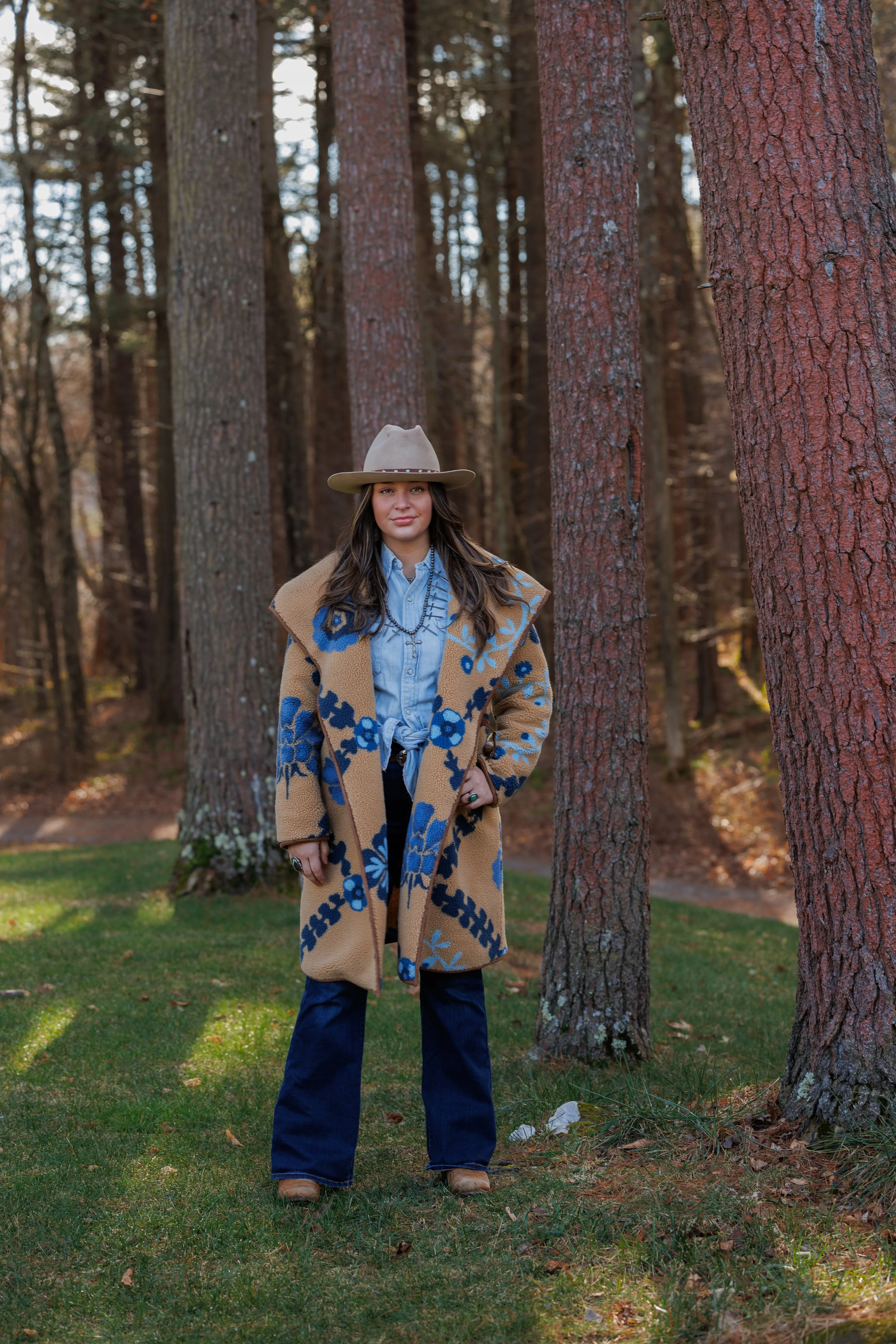 Tasha Polizzi Maris Coat in Wheat Color