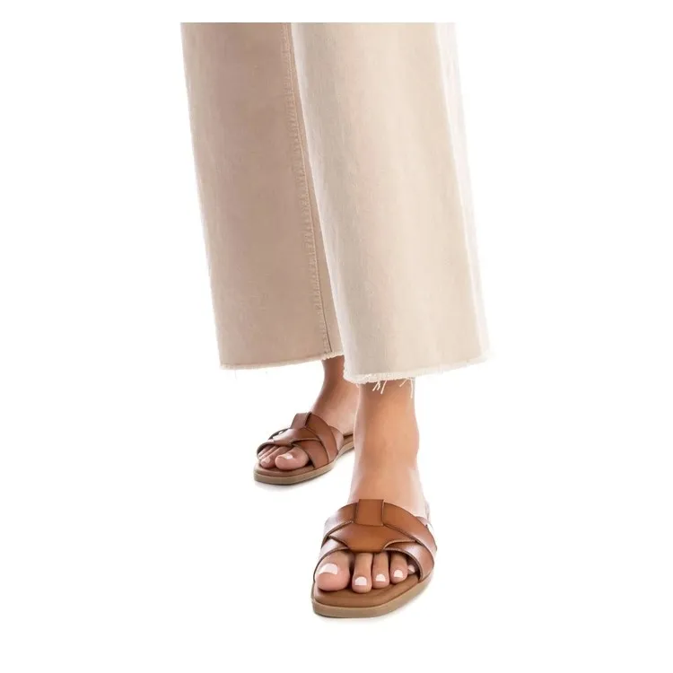 Taupe Flat Sandals for Women Style 171551 - Shop Now