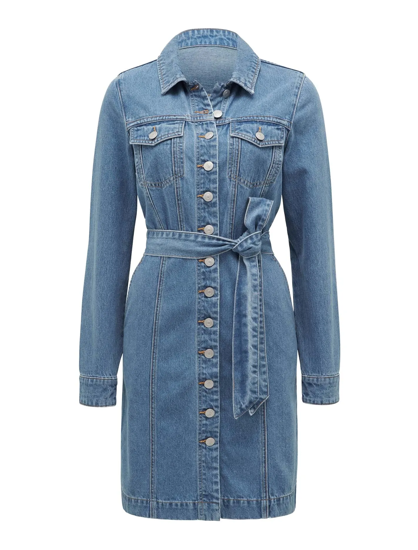 Taylor Denim Shirt Dress