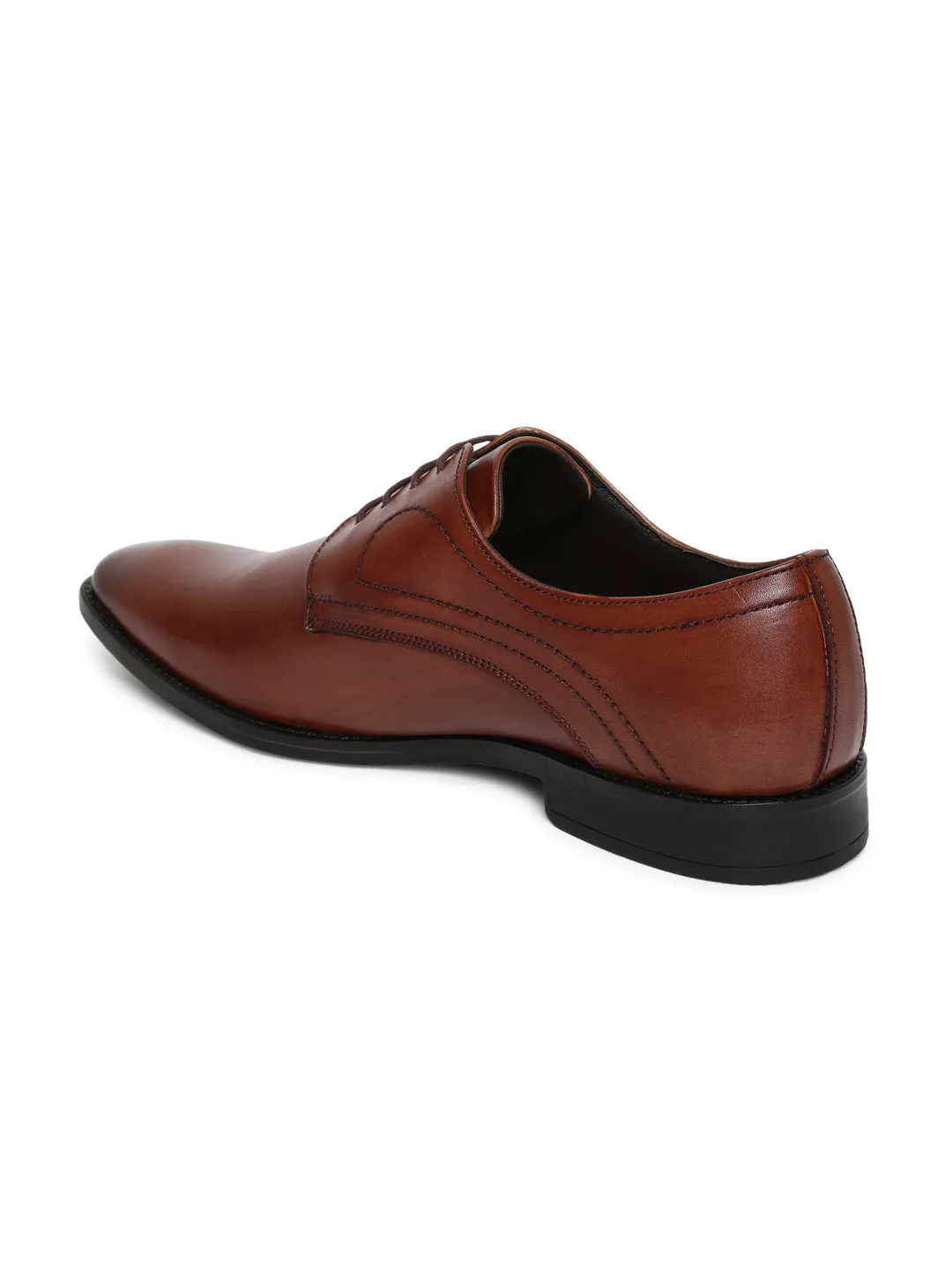 Teakwood Genuine Leather Brown Shoes