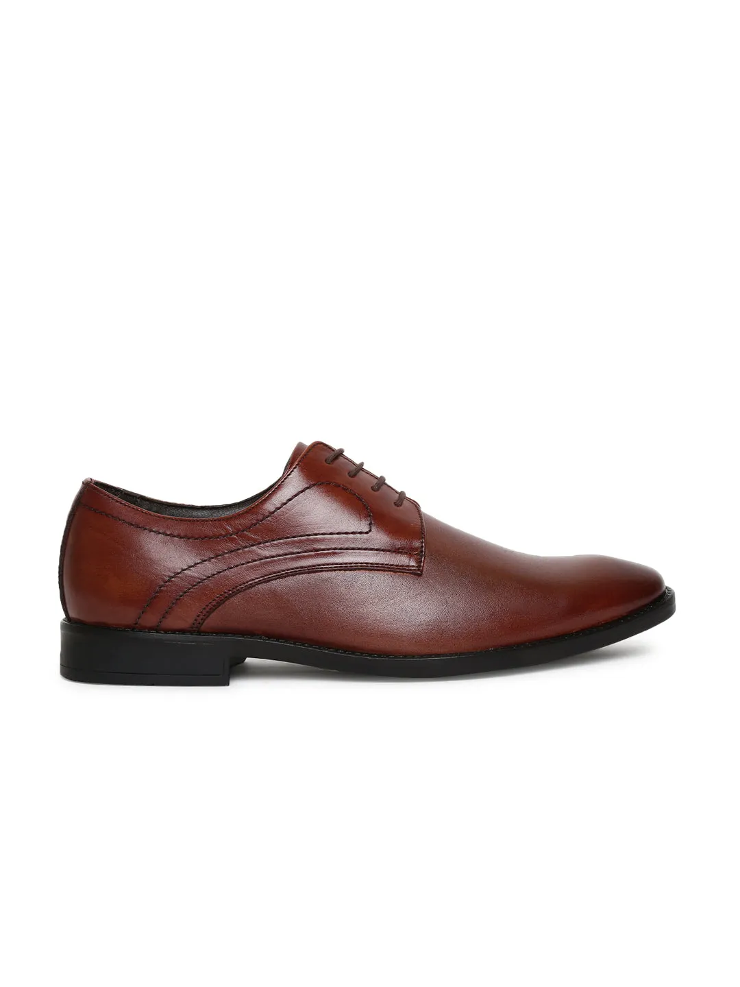 Teakwood Genuine Leather Brown Shoes