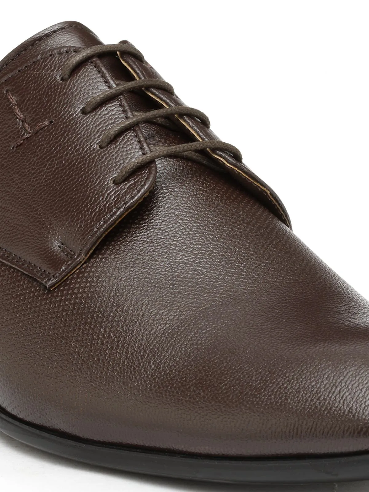 Teakwood Leather Brown Formal Shoes