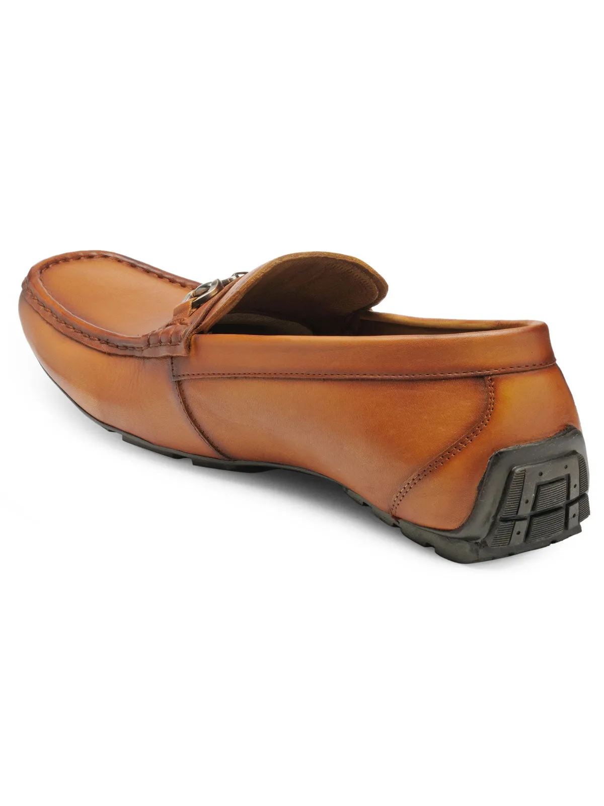 Teakwood Leather Men's Tan Slip-ons Shoes