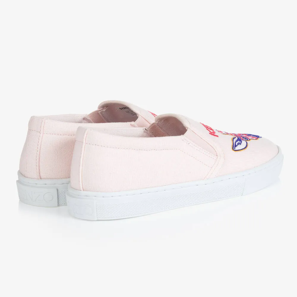 Teen Girls Pink Giraffe Trainers