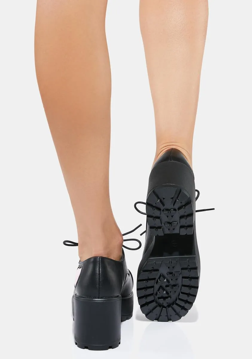 Tennin Heart Lace-Up Shoes