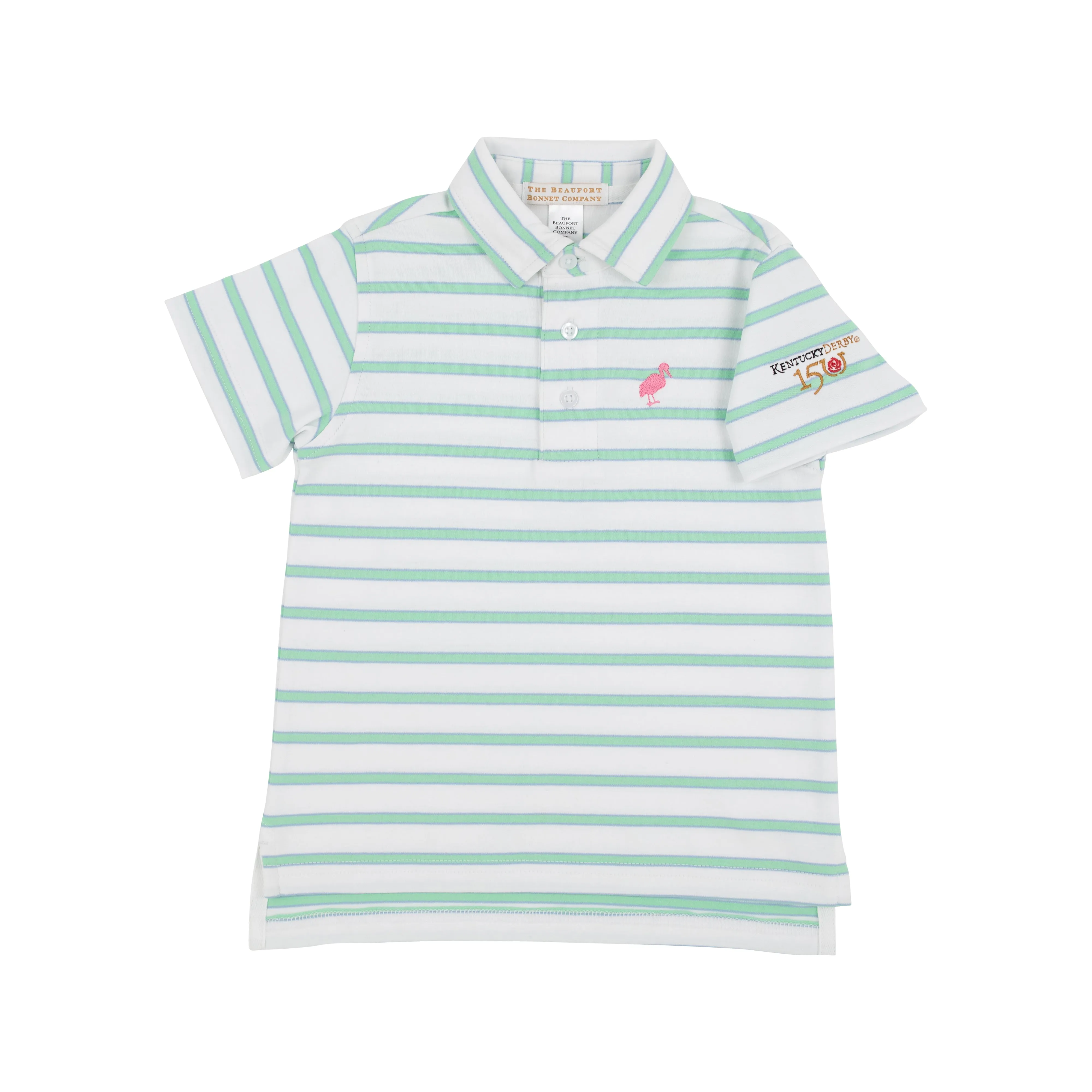 The Beaufort Bonnet Company Kentucky Derby Stripe Polo