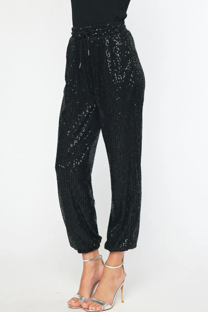 The Coco Sequin Joggers