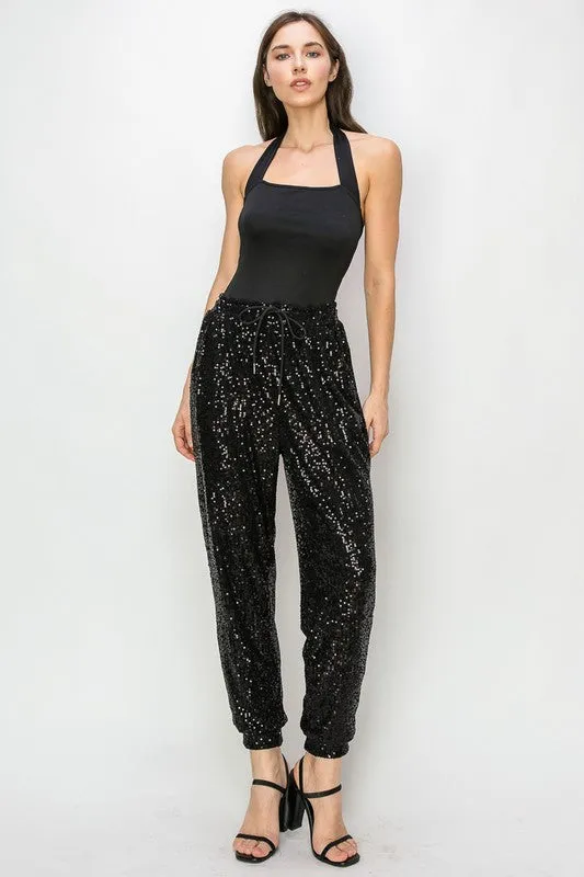 The Coco Sequin Joggers