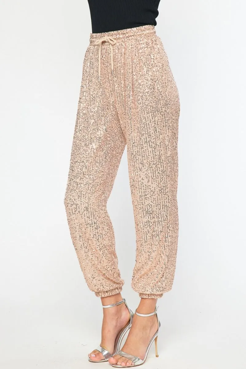 The Coco Sequin Joggers