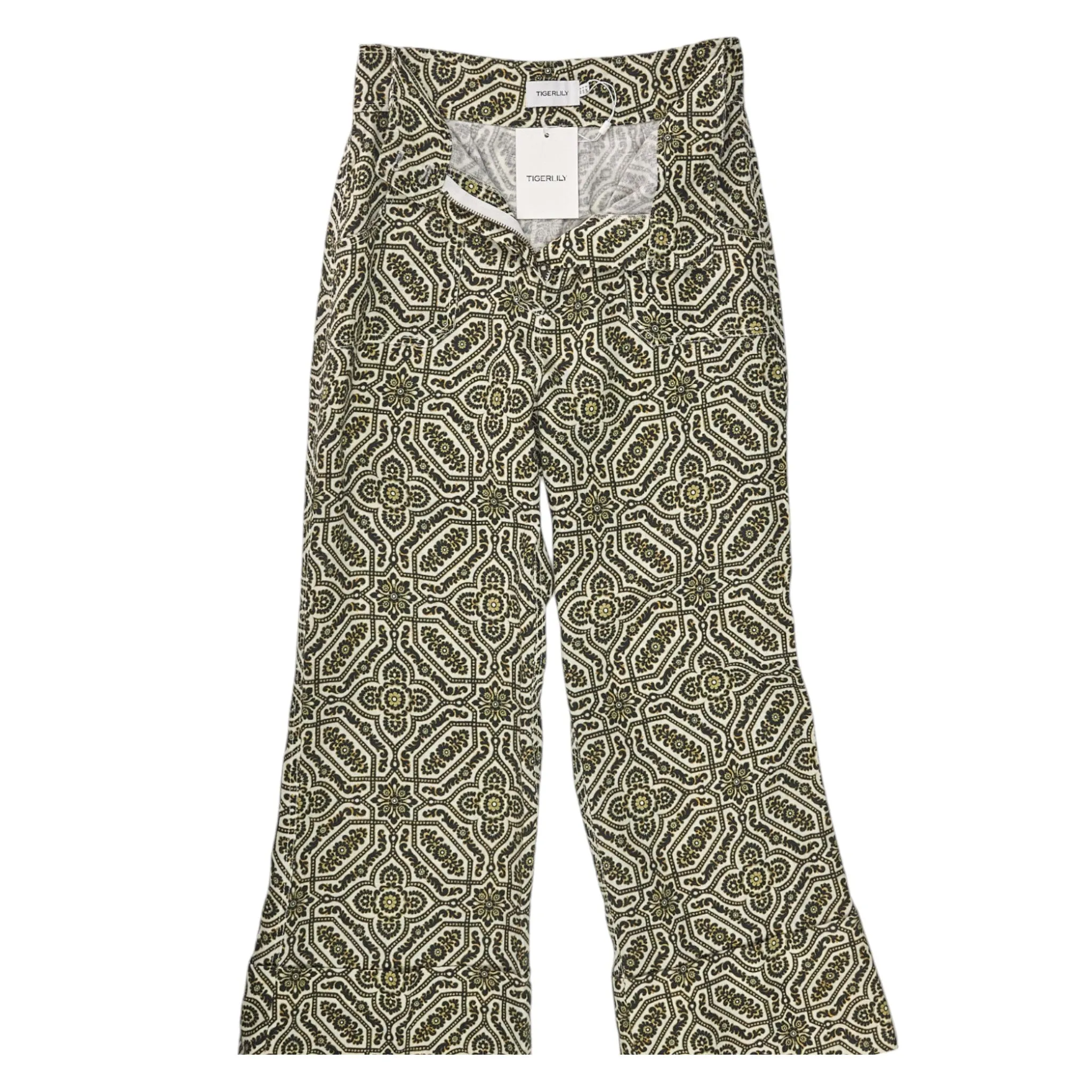 Tigerlily Cream/Multi Lola Trousers