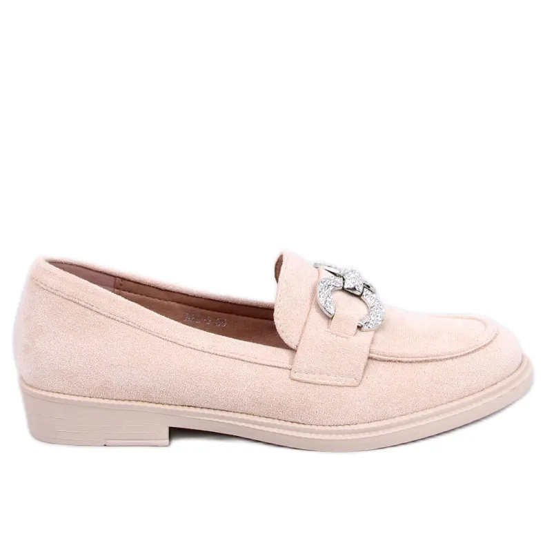 Timeless Daimer Beige suede moccasins