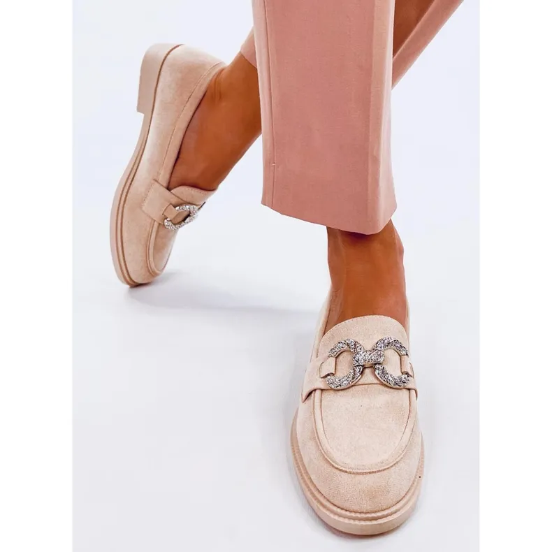 Timeless Daimer Beige suede moccasins