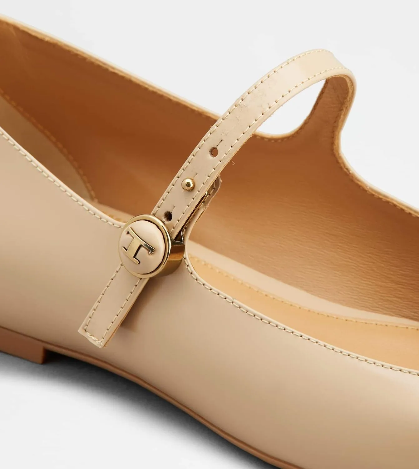 Elegant Mini Flat Moccasins with Strap by TOD's