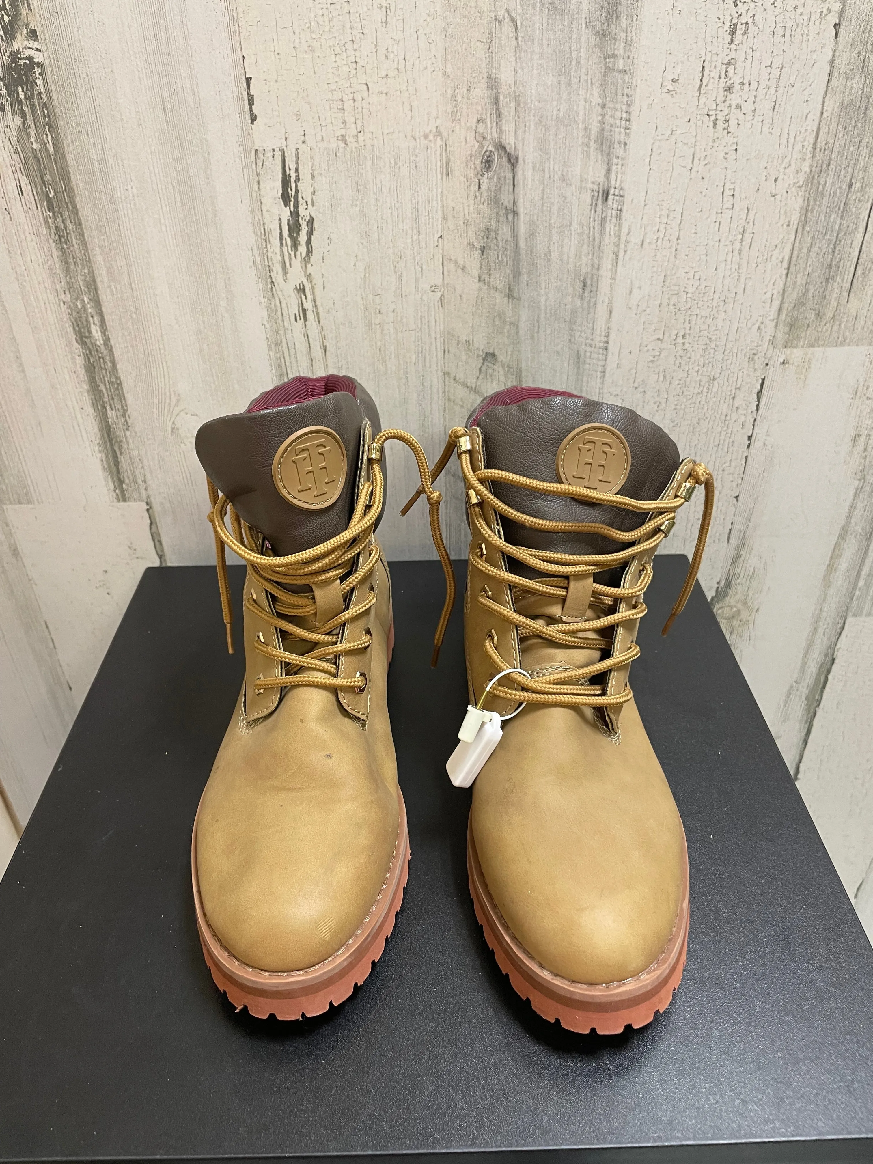 Tommy Hilfiger Brown Hiking Boots Size 9.5