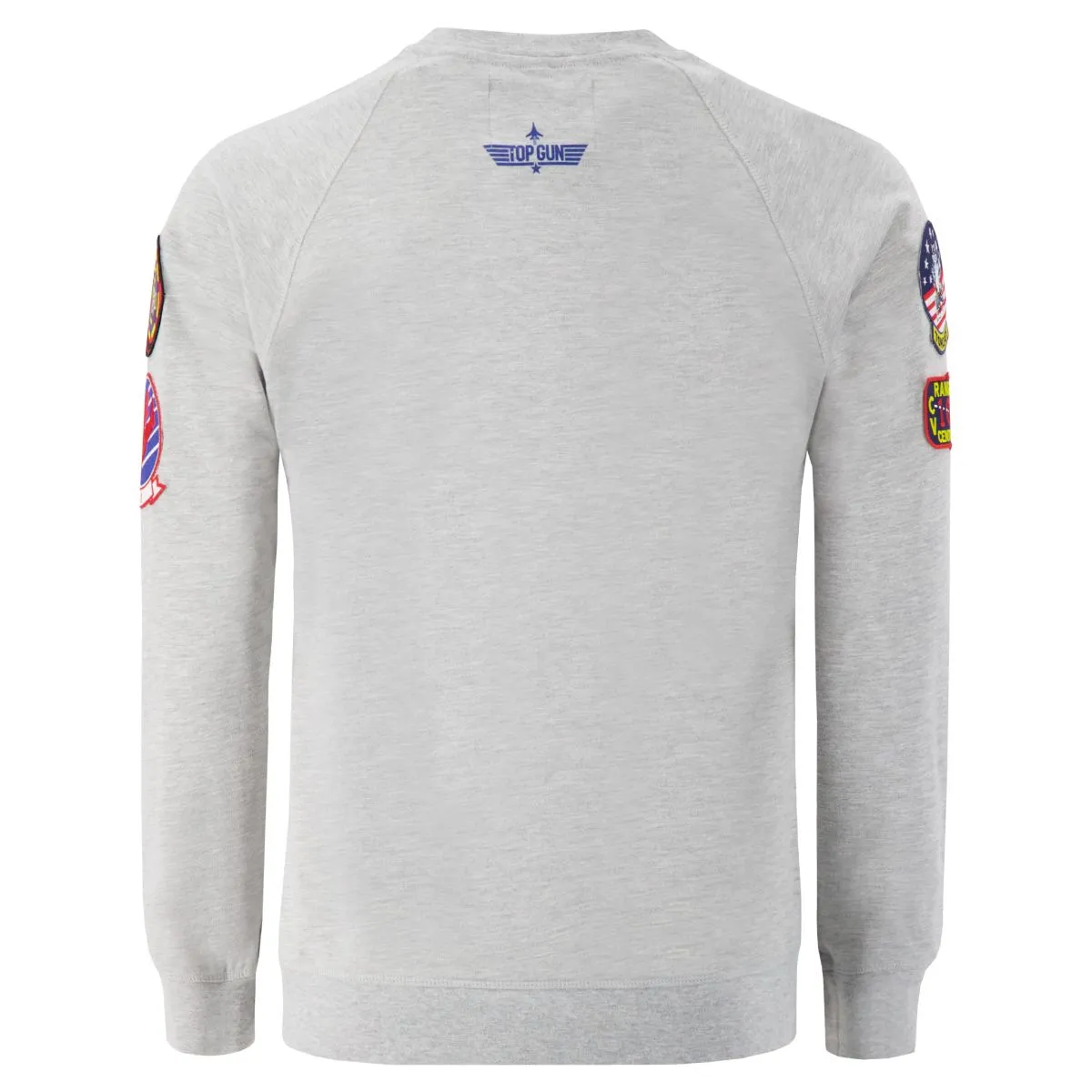 TOP GUN Unisex Logo Sweatshirt GREY