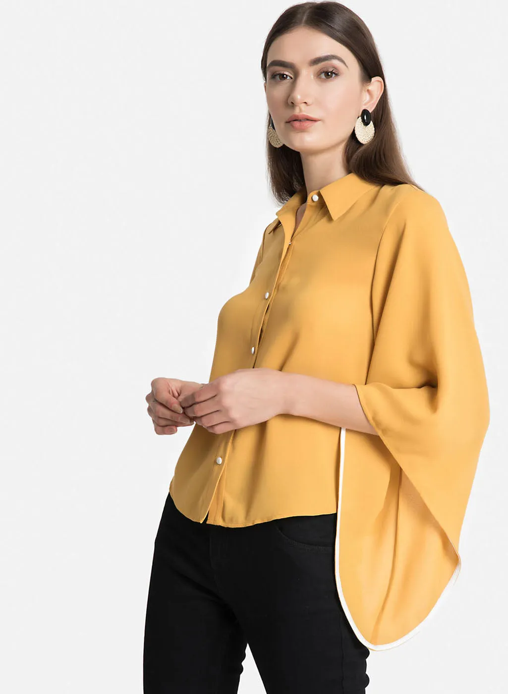 Top with Bell Sleeves