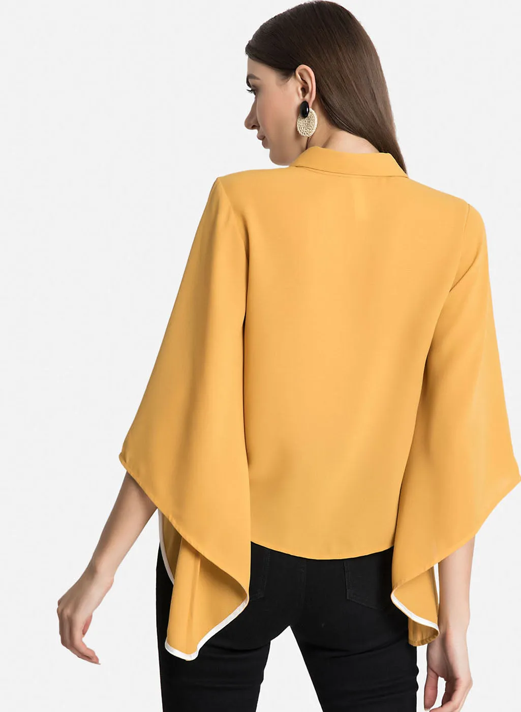 Top with Bell Sleeves