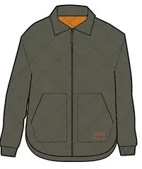 Trekker Insulated Shirt Jacket in Dusty Olive - Men's