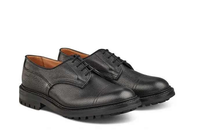 Tricker's Matlock Derby Shoe in Black