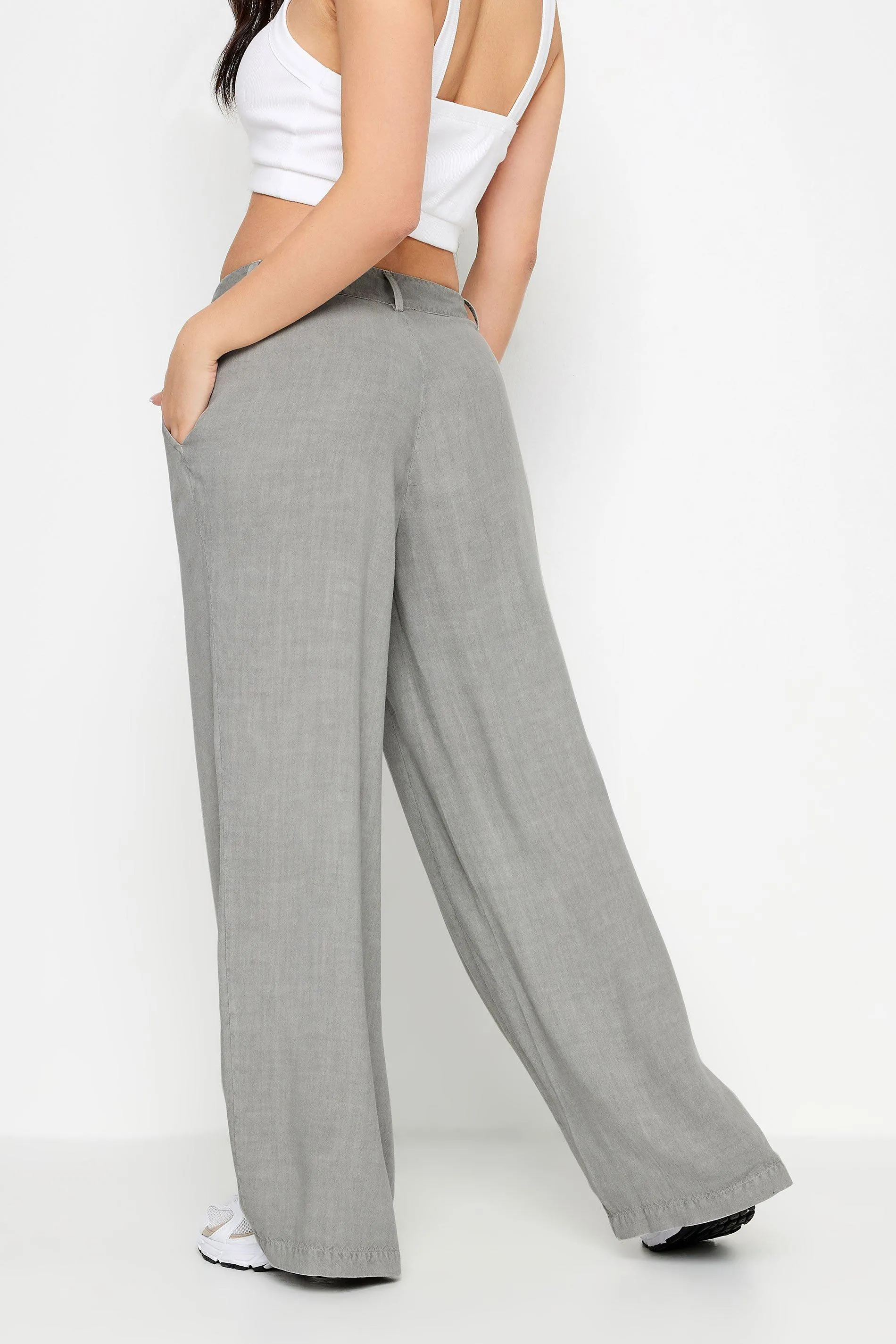 Bottoms | Petite Wide Leg Bottoms | PixieGirl