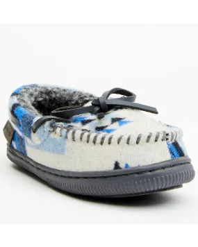 Boys Southwestern Print Moccasins