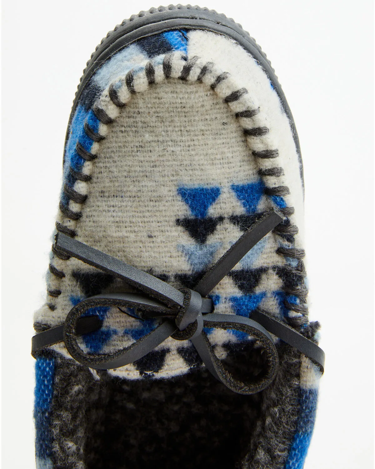 Boys Southwestern Print Moccasins