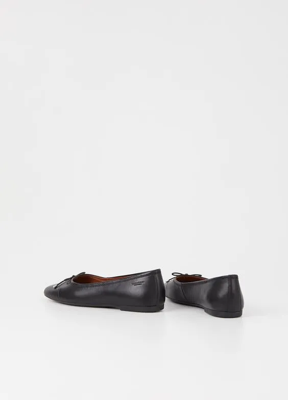 VAGABOND JOLIN BALLET BOW FLAT - BLACK