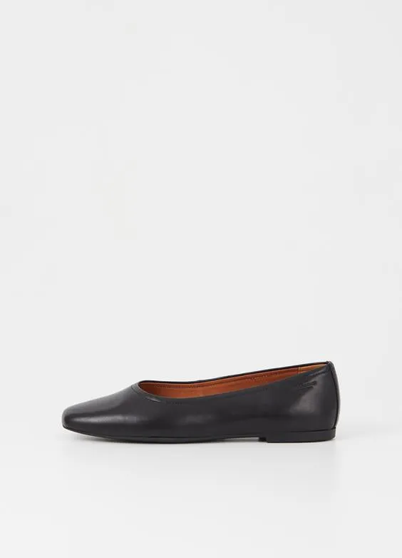 VAGABOND JOLIN PLAIN FLAT - BLACK